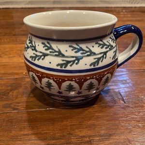 Vintage Polish Boleslawiec mug